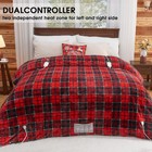 Electric Heated Blanket King Size 90x100 Heating Blanket King With Dual Control