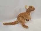 Vintage Dakin Kangaroo Baby Joey 1975 Plush Stuffed Animal Tan Toy