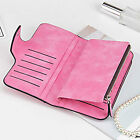 Womens Multifunction Genuine Leather Clutch Zip Wallet Credit Card Holder Purse