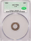 1852 J-140 G 1 Cacg Pr 64   Gold Dollar Pattern Struck In Copper-nickel