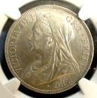 1894 Great Britain Half Crown Ngc Au55 Silver 1 2c Coin 
