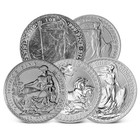 1 Oz British Silver Britannia Coin  random Year - Lot Of 20 