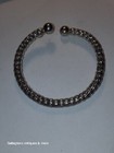 Rare Vintage Italy Silvano Fonelli 1373 Iv Sterling Silver 925 Flexible Bracelet