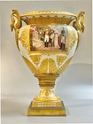 Antique 19th Century French Napoleonic Empire Porcelain And Bronze Vase