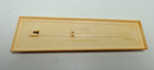 Vintage Plastic Thermometer Springfield Instrument Co Wall Mount Woodgrain