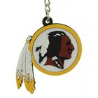 Washington Redskins Vinyl Logo Keychain   Key Ring Nip  free Shipping 