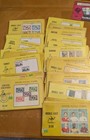 Huge Lot 222 Sealed Vintage Stamp Packets Worldwide H e  Harris Garcelon Old   