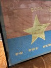 Authentic 1965 Viet Cong Flag     Vietnam War Relic     Professionally Framed