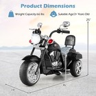 Kids Motorcycle  6v Battery Powered 3-wheel Electric Motorcycle For Kids W horn