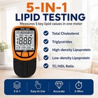 Cholesterol  Triglyceride  Five-item Blood Lipid Analyzer Kit  30 Test Strips 