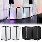Portable Dj Event Facade White Black Scrim Metal Frame Booth   Travel Bag Case
