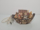Vintage Noah s Ark 1995 Resin Nightlight Table Lamp Babies   Animals Works 