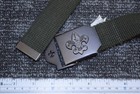 Boy Scout M l 42    Official Green Uniform Belt W  Buckle Bsa Scouting America
