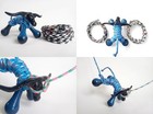 Knotty Roping Dummy W 2-chicken Ropes Roping Head And Heel Skill Toy Prototype 2
