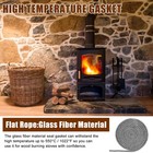 Wood Stove Gasket 1 4  Wood Stoves Door Replacement Gasket rope Replacement For