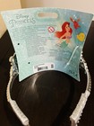 New Disney Princess Ariel Little Mermaid Tiara Crown Gemstones Silver