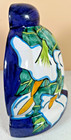 Vintage Mexican Talavera Pottery Wall Pocket Planter Floral Hand Painted  10 