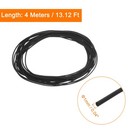 Uxcell Silicone Foam Seal Strip  1mm 0 04   Dia 4 1mm X 4m  Black