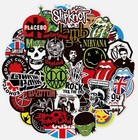 100pcs Rock Band Stickers Lot Punk Music Heavy Metal Bands Sticker Decal