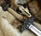 Hand Forged Conan Destroyer Father s Sword  Conan The Barbarian Sword Pair