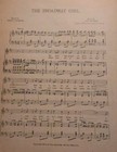 The Broadway Girl Sheet Music 1904supplement L A Sunday Examiner