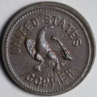 1863 Civil War Token Bu  uncirculated  Ms E200 Adhk