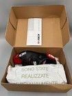 Men   s Sidi Trace 2 Mtb Cycling Shoes Black red Size 8  us  42  eu  New