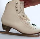 Riedell 119 Emerald Womens Luna Recreational Figure Ice Skates White Size 7