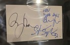 New York Dolls Signed Cut Autograph David Johansen sylvain Sylvain Beckett Bas