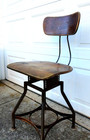 Very Cool Industrial Era Mid Century Uhl Or Toledo Industrial Machinists Stool  
