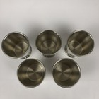Woodbury Pewterers Mint Julep Cup Classic Bright 3 25  X 3 5  8 Oz Set Of 5