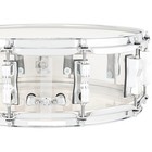 Ludwig Vistalite Snare Drum 14 X 5 In  Clear