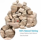 Aquarium Rocks 5lb Fish Tank Stone 2-5 Inch Natural Pagoda Rocks For Aquascaping
