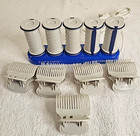 Conair Curl N Carry Travel Setter Hot Rollers 5 Large Clips Case Dual Volt
