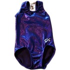 Gk Elite Gymnastics Made In Usa Leotard Foil Purple Size Cxs Child Xs