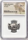 Huge Caria Mylasa 520-450 Bc  Ar Stater Greek Silver Lion Tiger Coin  Ngc Ch F
