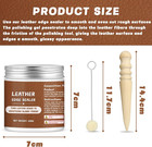 200g Leather Edge Sealer Kit Burnishing Gum Smooth Glossy Becomes Clear After