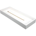 2 White Faux Leather 6 Slot Bracelet Displays