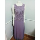 Lavender Chiffon Formal Gown Mother Of The Bride Dress Size 10