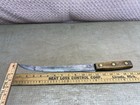 Vintage Antique 17  Large Butcher Knife Blade 12  Old Used Kitchen Tool