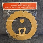 Vtg 70s Cottagecore Wall Decor Geese Home Is Where You Hang Your Heart  Sealed 