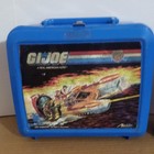 Aladdin G i  Joe Tiger Force Blue Plastic Lunch Box With Matching Thermos