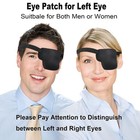2pcs 3d Eye Patches For Adults  Adjustable Medical Eyepatch For Lazy Eye  Black 