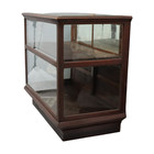 Antique Oak   Glass Country Store Candy Showcase C1910
