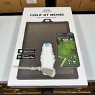 Golf Daddy At Home No Ball Simulator Mat Phone Stand Club Cleaner Indoor Modes