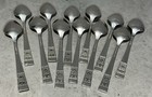 12 Oneida Community Coronation Teaspoons Silverplate Flatware Vintage