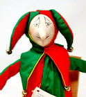 Vtg Jax Of Maine Usa Christmas Jester Jack In The Box Handmade Wood Toy 1985 Nwt