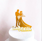 1pcs Wedding Engagement Cake Topper Bridal Shower Party Supply Event Decoration