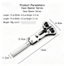 30pcs Watch Repair Tool Kit Case Holder Opener Screwdriver Spring Bar Set New