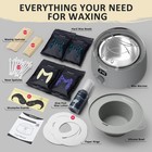 Maxpearl Hair Removal Waxing Kit For Men  Nose   Ear Wax Kit With Silicone Po   